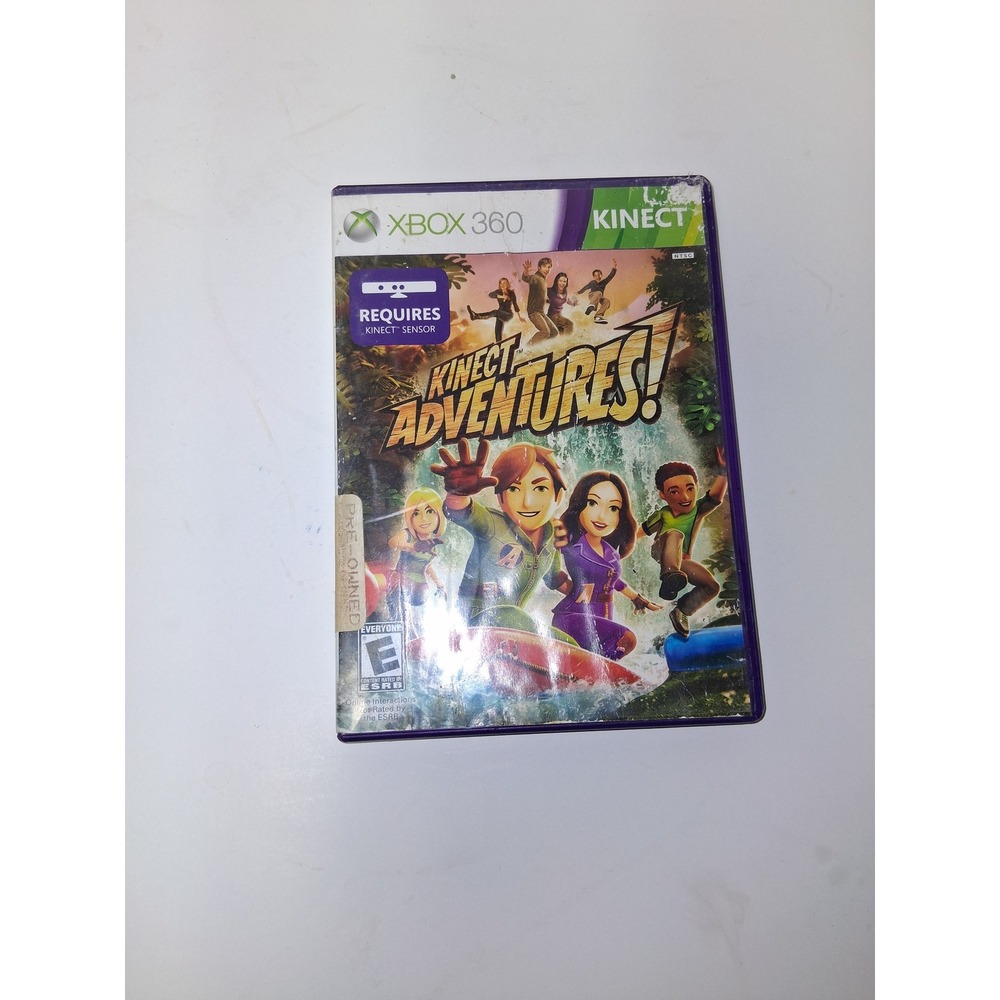 Kinect Adventures! Xbox 360 Game Complete in Box Microsoft Kids Family